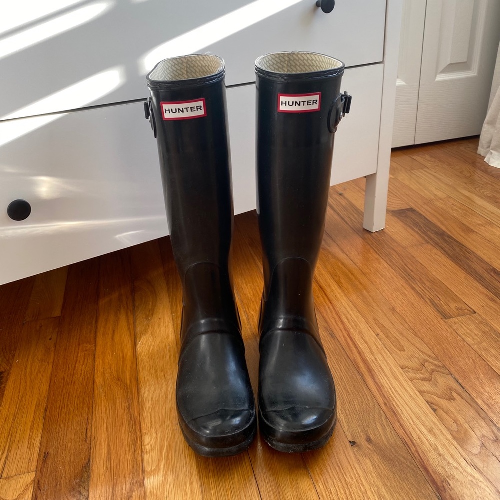 Hunter Boots + socks